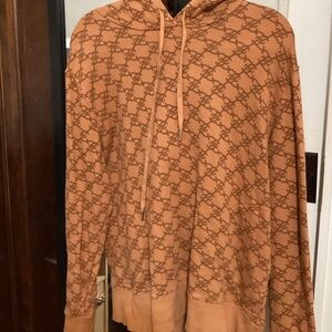 Fendi Karligraphy Oversized Cotton Hoodie